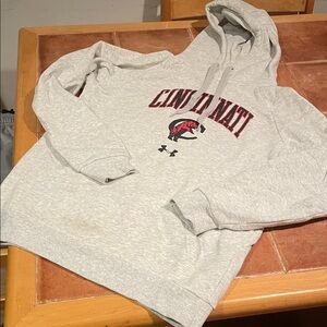 Under Armour Light Gray Cincinnati Hoodie